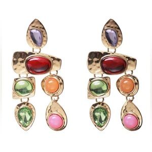 Multicolor Dangle Drop Earrings